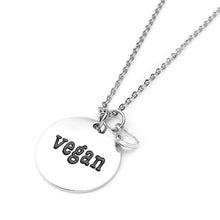 Load image into Gallery viewer, Crystal Stainless Steel Vegan Necklace Short Clavicle

