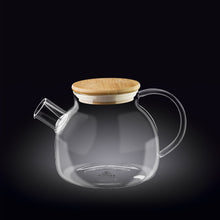 Load image into Gallery viewer, Thermo Glass Teapot 32 Fl Oz | High temperature and shock resistant
