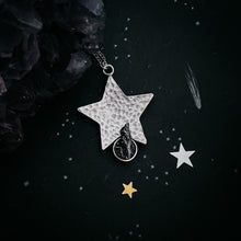 Load image into Gallery viewer, Star Shaped Pendant Necklace with Authentic Meteorite
