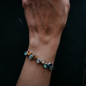 Tiny Planet Solar System Bracelet