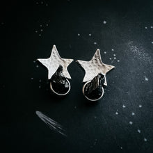 Load image into Gallery viewer, Star Shaped Meteorite Stud Earrings
