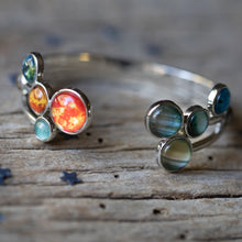 Load image into Gallery viewer, Open Solar System Cuff Bracelet
