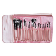 Load image into Gallery viewer, Set of 15 Professional Makeup Brushes - Soft Synthetic Hair
